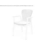 A chair with armrests that can be stacked Izurtza