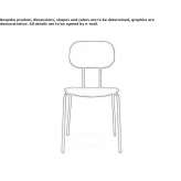 Fabric chair with integrated cushion Neumark