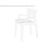 Upholstered chair with armrests Seyssuel