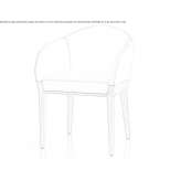Leather chair with armrests Aiud