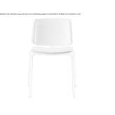 Fabric and wood chair Meaux
