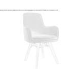 Chair upholstered in fabric with armrests Torrens