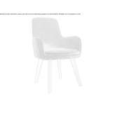 Chair upholstered in fabric with armrests Torrens