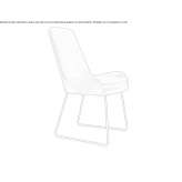 Leather chair based on a sleigh Torrens