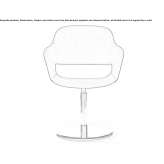 Swivel chair with armrests Sztum