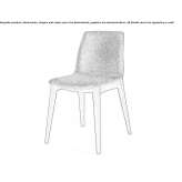 Upholstered chair Grudki