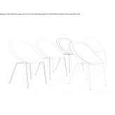 Garden chair made of polyurethane Fondo