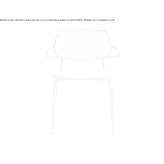 Metal chair with armrests Richland