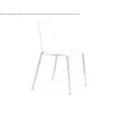Stackable polycarbonate chair Grudusk