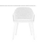 Modern style restaurant chair with armrests Industry