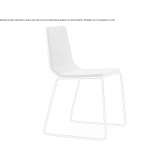 A chair based on a sleigh with an integrated cushion Rociu