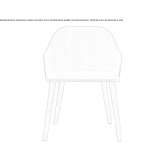Ash wood armchair Industry
