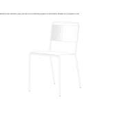 Stackable chair Sesue