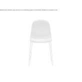 A fabric chair based on a sleigh Mereni