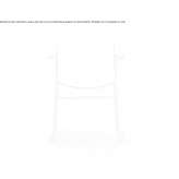 Polypropylene chair with a sleigh-shaped base and armrests Biorki