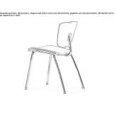 Chair upholstered with tanned leather Lasinja