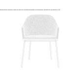 Fabric chair with armrests Industry