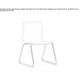 Stackable multi-layer wooden chair Otura