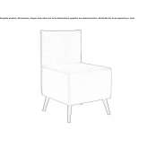 Fabric chair Aying