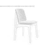 Chair upholstered with fabric Dzhubga
