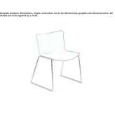 Polypropylene chair based on a sled Eller