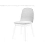 Chair upholstered in fabric and beech wood base Ococh