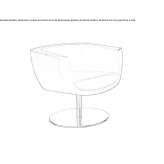 Swivel chair with armrests Cotuit