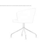 Upholstered reception chair Cachora