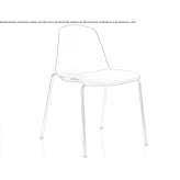 Upholstered and stackable chair Ipatovo