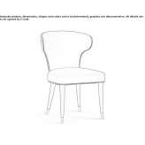 Chair upholstered with fabric Moho