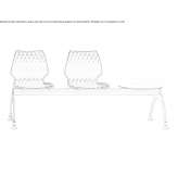 Polypropylene beam seat Ossana