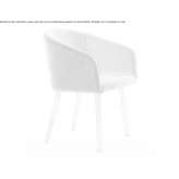 Fabric chair with armrests Jesewitz