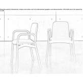 Upholstered chair with armrests Zael