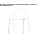 Stackable polypropylene chair Ipatovo