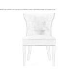 Upholstered chair Tecario