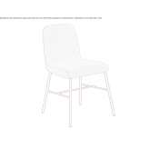 Chair upholstered with fabric Heer