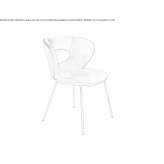 Leather upholstered chair Formica