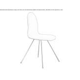Leather upholstered chair McHenry