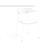 Beech chair with open backrest Algaida