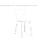 Polypropylene chair Eerde