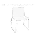 Upholstered chair based on a sled Vihanti