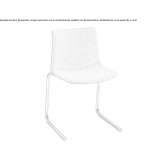 Upholstered chair on supports Vihanti