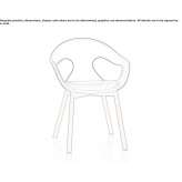 Restaurant chair with armrests Portrush