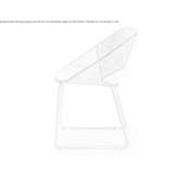 Base chair on sled Ursel