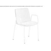 Upholstered chair with armrests Herdecke