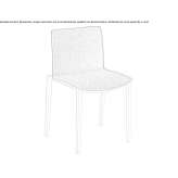 Technopolymer chair Ochamps