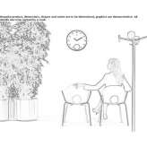 Polypropylene chair with stackable armrests Absdorf