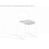 Polypropylene chair based on a sled Vary