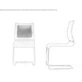 Mesh chair on a cantilever Tarentum