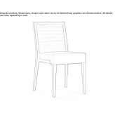 Chair upholstered with fabric Babyn